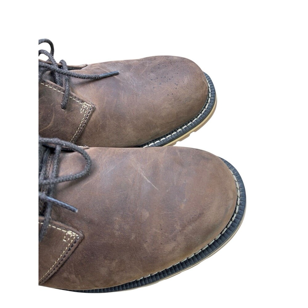 TIMBERLAND A12HY GRANTLY CHUKKA BOOT DARK OILED BROWN LEATHER ORTHOLITE 11.5 - Picture 3 of 10